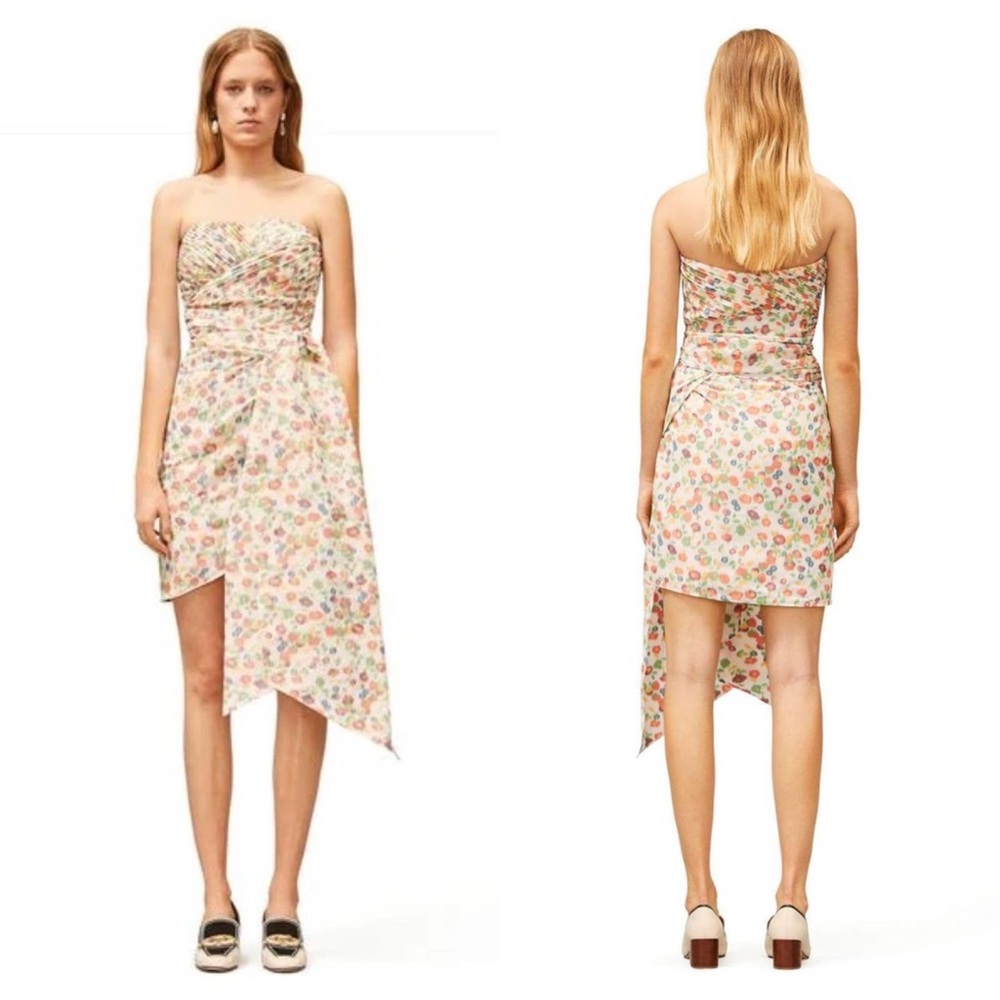 NWT Tory Burch TAFFETA MINI PARTY DRESS Sz 0